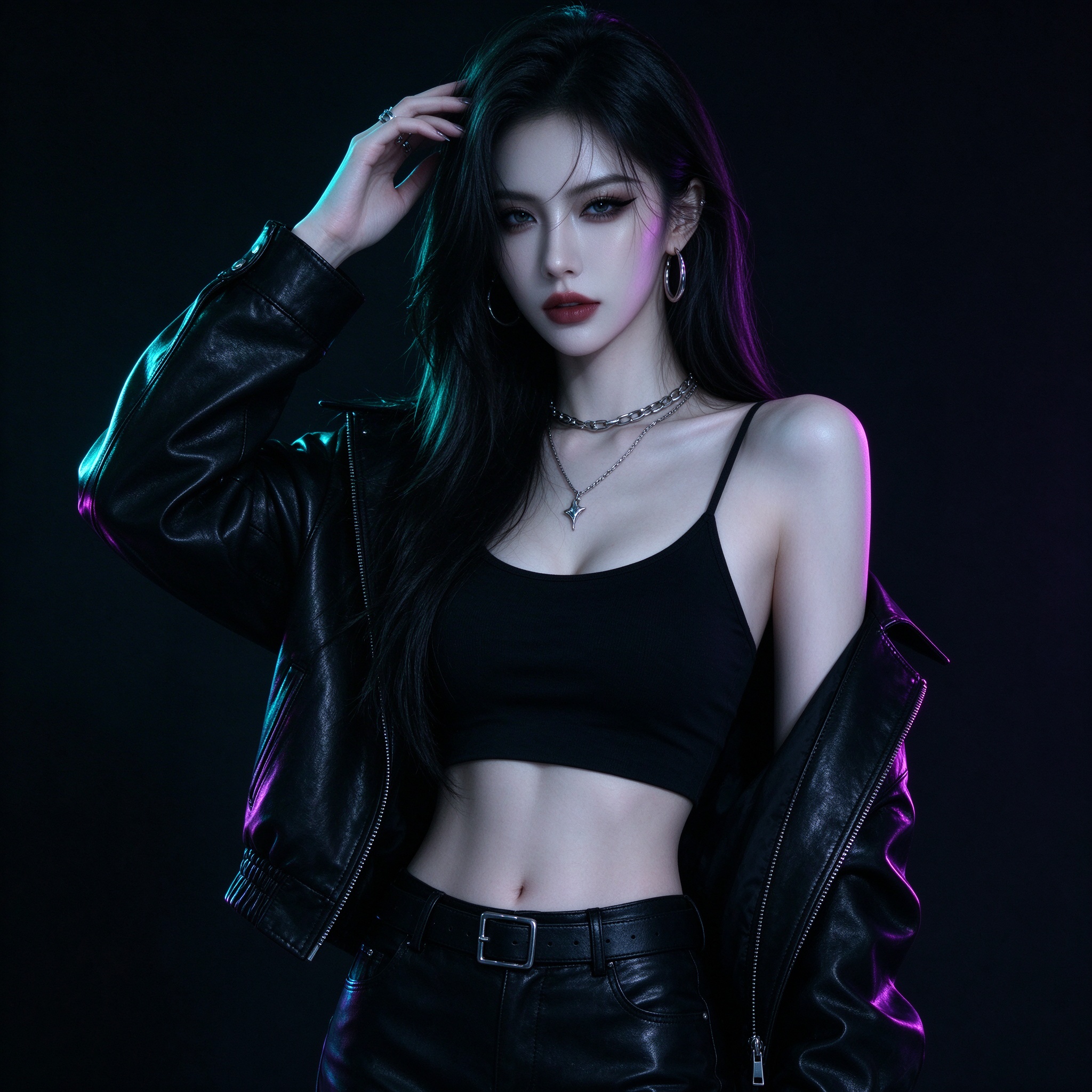 潮流女性肖像